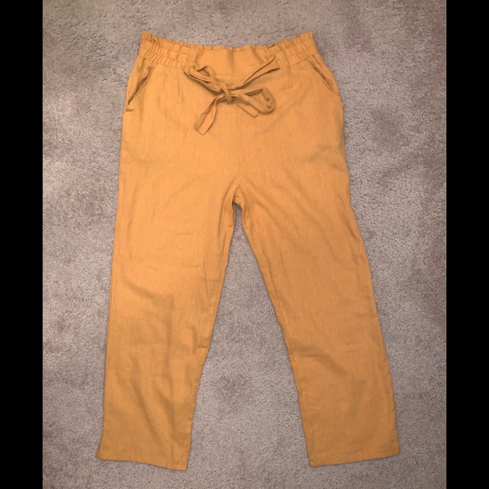 Mustard Trouser Pants Size 3x